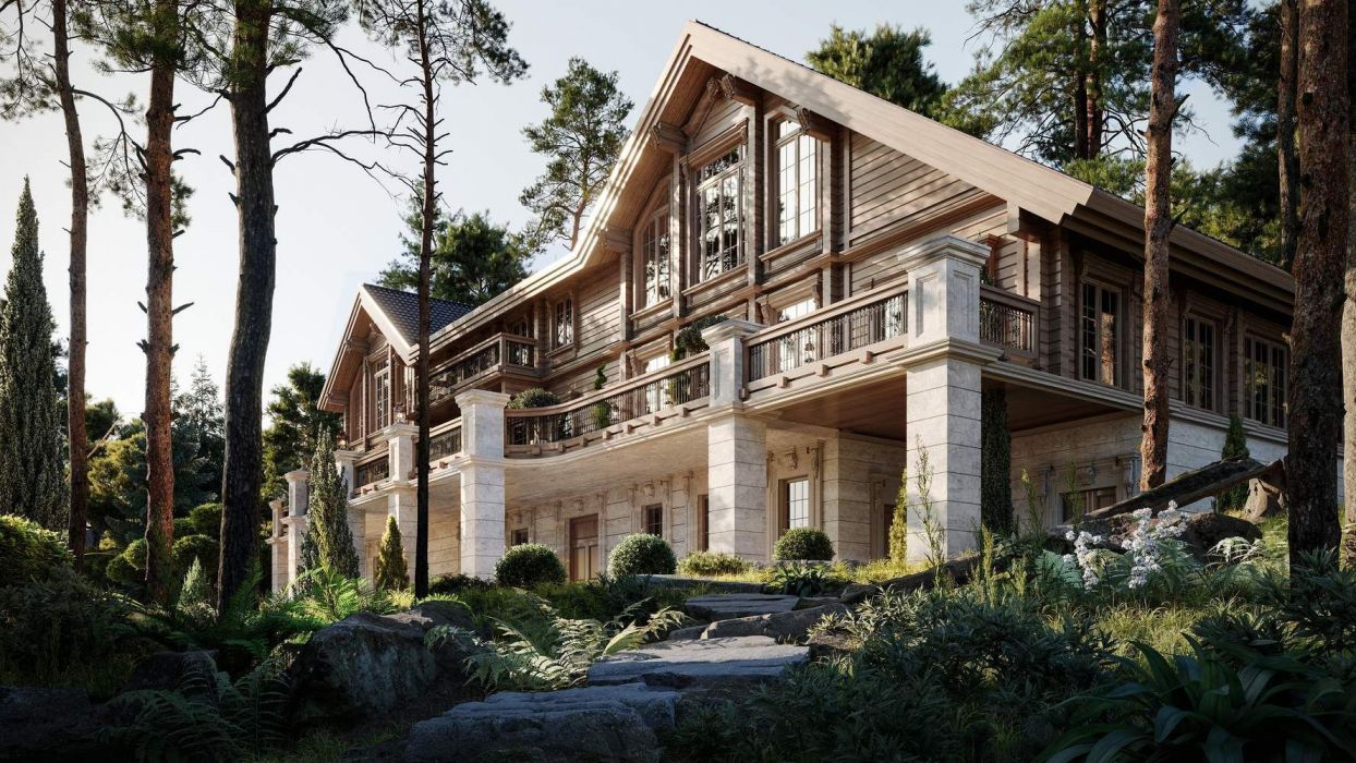Projects - Facades - Chalet 21528 Sq.ft. - A photo  1